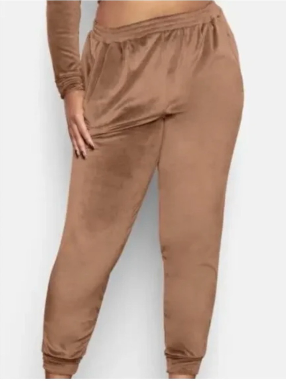 SKIMS Velour Joggers‎ Copper Brown Size L